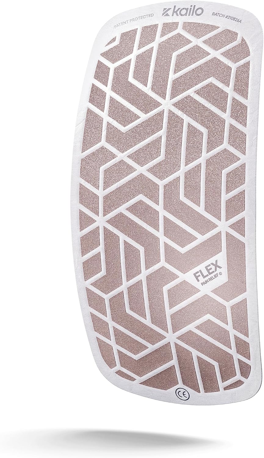 Kailo Flex Patch | Wearable Copper Patch | 5 Reusable Waterproof Sweat Proof Adhesives Included | All Natural Relief | Chemical Free | No Prescription Needed