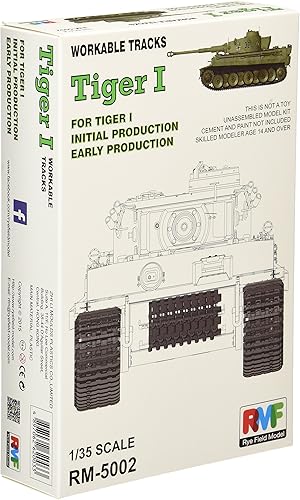 Rye Field Model RM-5002 - Accesorios de modelado Tiger, pistas viables