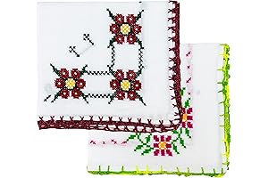 Set of 2 Authentic Mexican Woven Cloth Napkins (Servilletas)