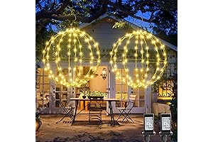 Joomer Outdoor Christmas Lighted Spheres