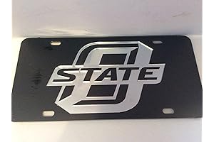 Oklahoma State Cowboys Special Designed License Plate Tag