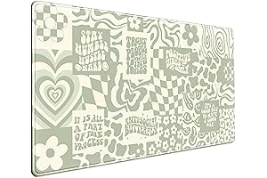 Boho Aesthetic Desk Mat: Your Perfect Accessory for a Retro Workspace