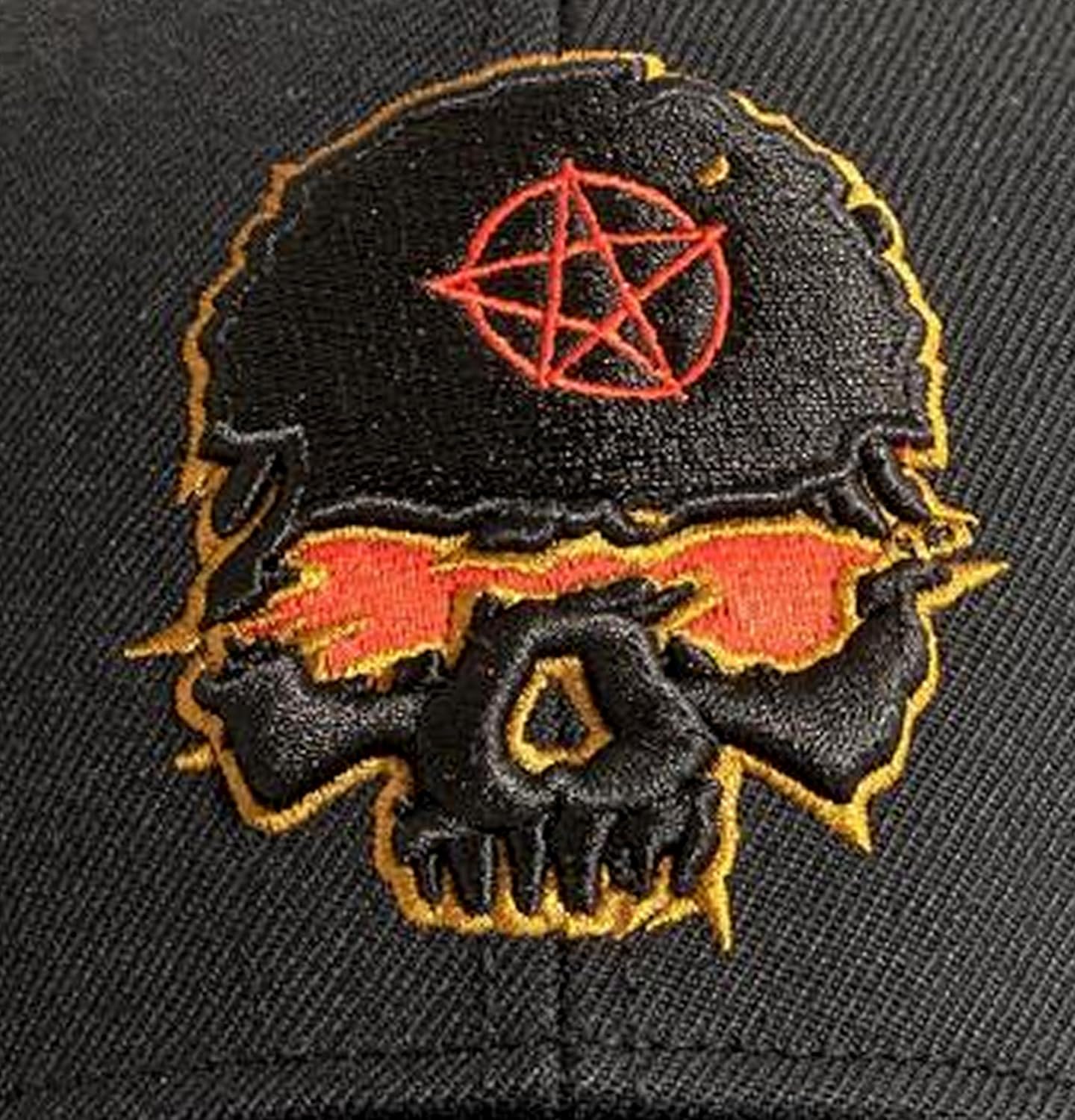 Red Monkey Designs Hell Raiser Black Limited Edition Unisex Trucker Snapback Hat Cap RM1438 - Image 7