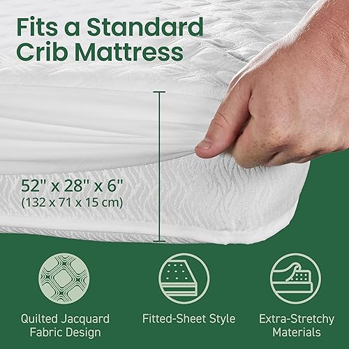 Miniatura 39 de SafeRest Sleepure - Protector de colchón impermeable tamaño individual, viscosa derivada de bambú, equipado con bolsillos elásticos, funda