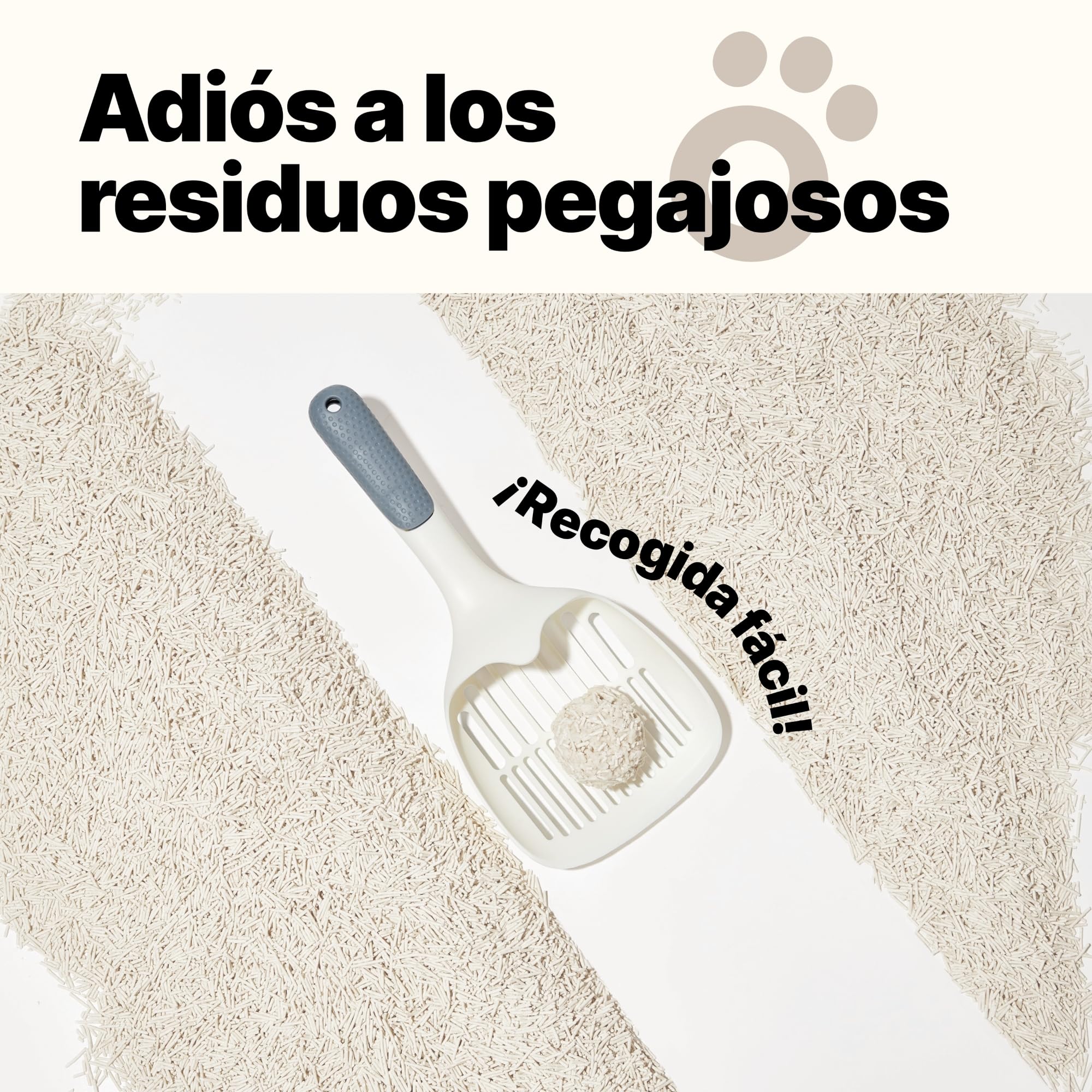 Arena de Tofu para Gatos 10,8 kg - Aglomerante y Vegetal con Fibra de Guisante, 99% Libre de Polvo, Control de Olores, Desechable en el Inodoro, Aroma Vainilla