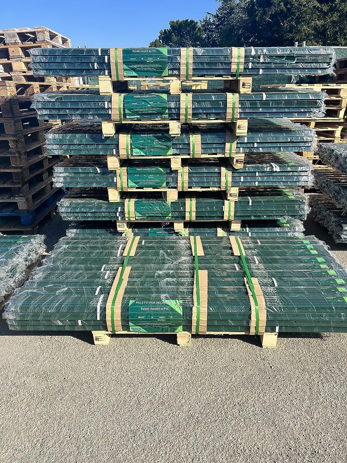 Service Solutions 10 Pz Palo Paletto in ferro a T 35x35x3.5 mm Plastificato Verde per Rete Recinzione Metallica TUTTE LE MISURE - MADE IN ITALY (10, PP25/35-X10)