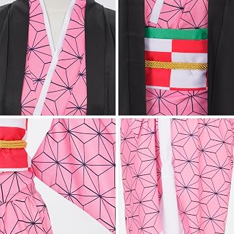 Halloween Adult Women Cosplay Costume Set Anime Kimono Outfits