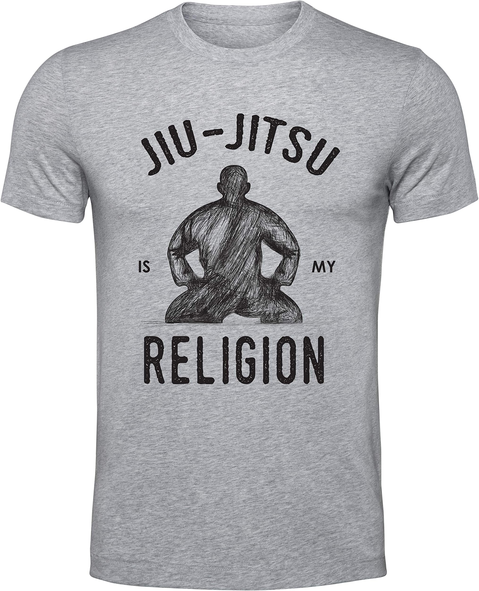 Hutz SportsBrazilian Jiu Jitsu T-Shirt. BJJ is My Religion Tee Shirt. Gift for BJJ Fighters