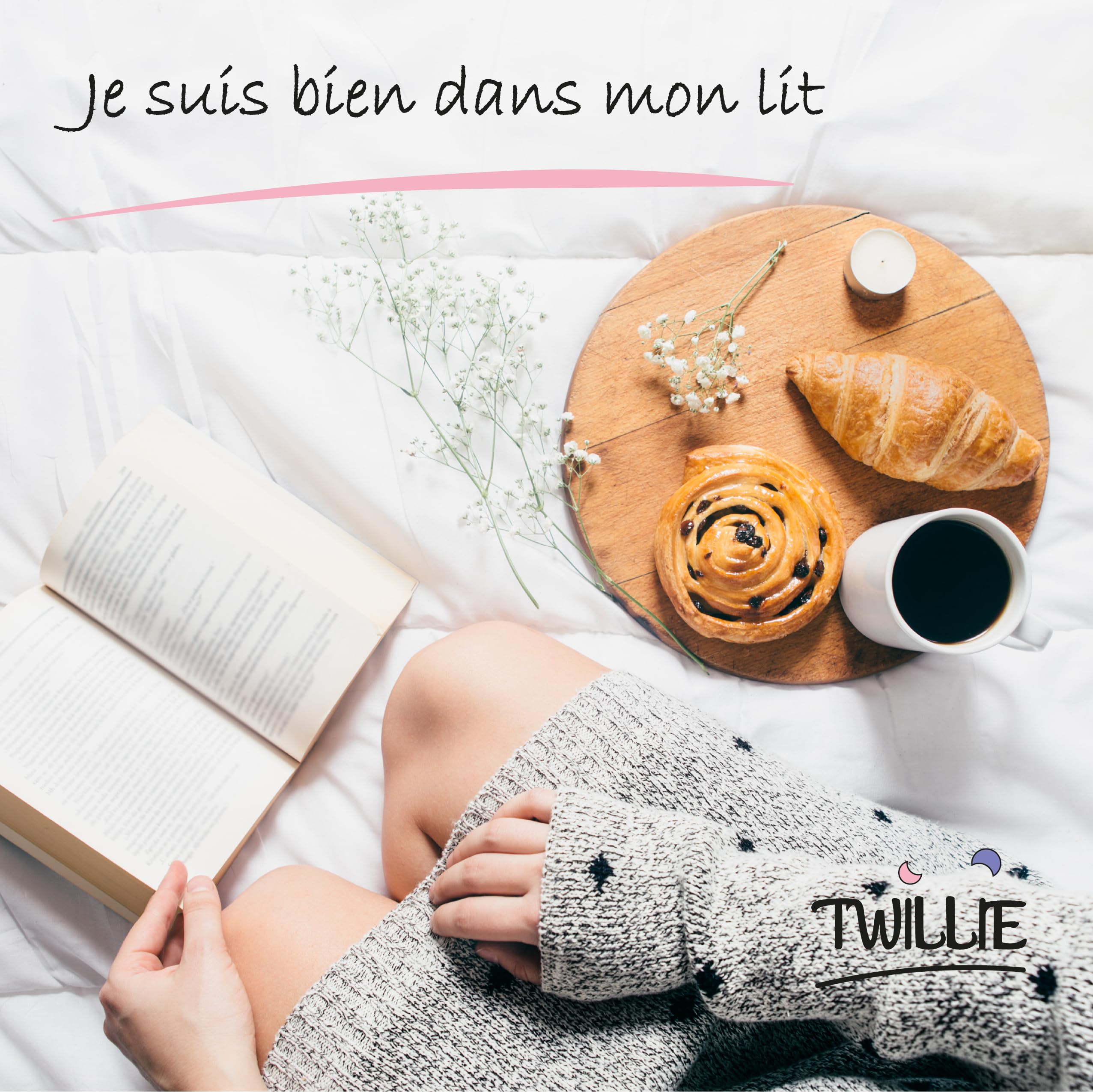 Twillie – Protège Matelas 120 x 190 cm Imperméable et Respirant - Alèse Qualité Supérieure Certifié Oeko-TEX® - Aegis® - Hypoallergénique - Anti Acarien, Bactérien – Housse Matelas 100% Polycoton