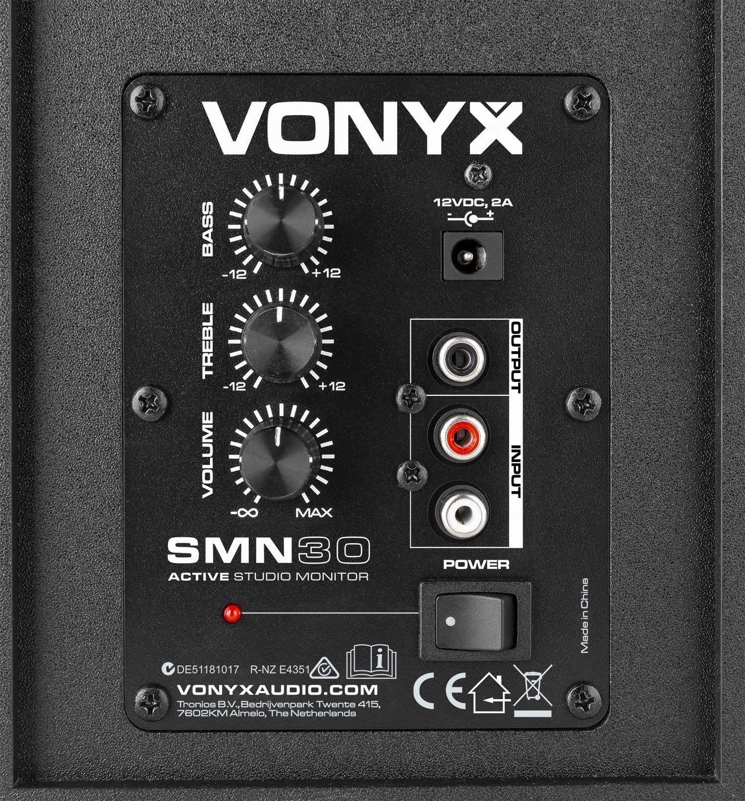 Vonyx AV520 Karaoke Anlage Bluetooth – Mini Soundanlage mit 2 Lautsprechern & 2 Funkmikrofonen – Karaoke Set mit Mixer, Echo, USB-MP3, TV-Anschluss & Fernbedienung – Karaoke System für Zuhause