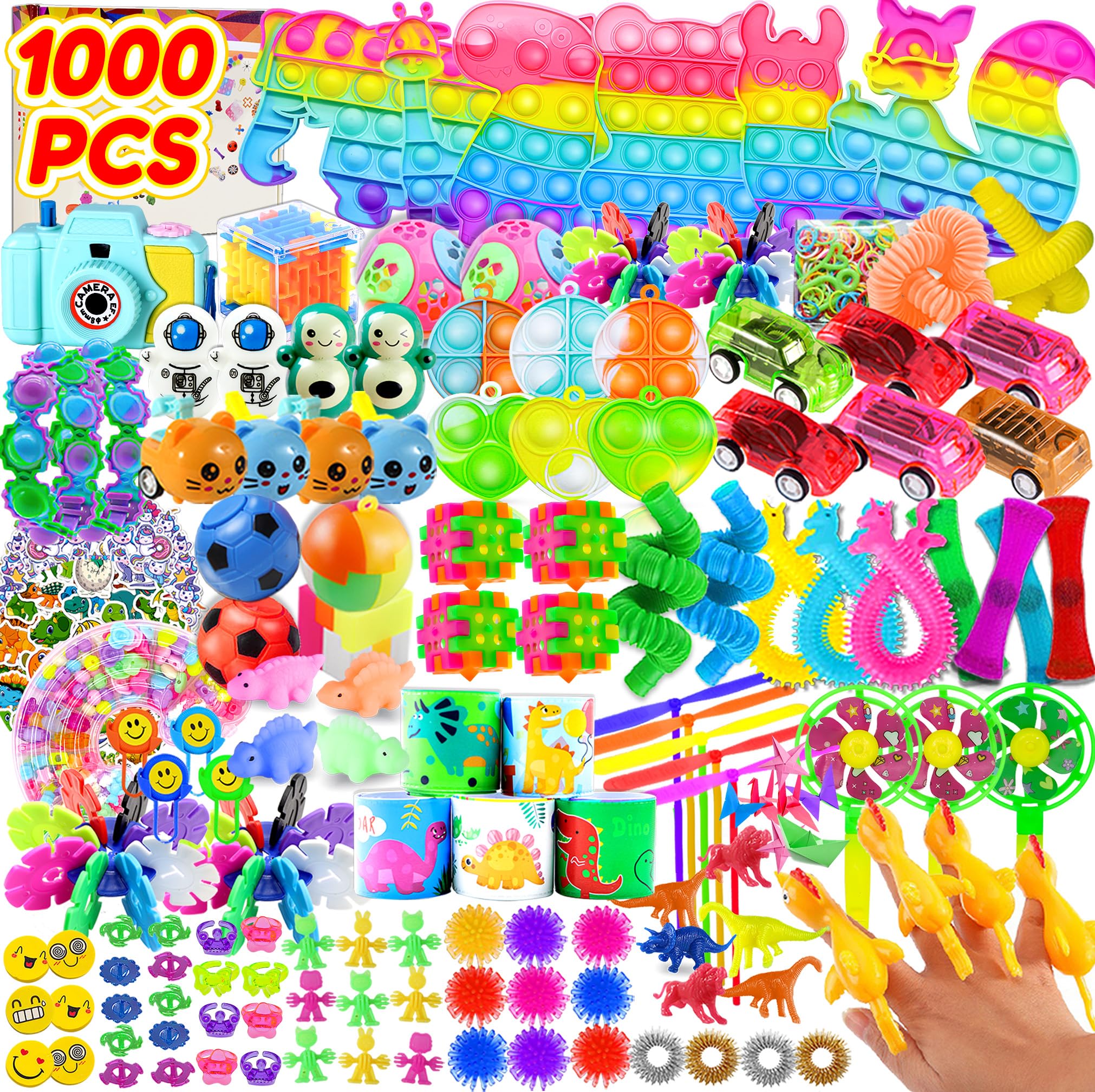 Amazon.com: 1000pcs Party Favors for Kids, Fidget Toys Pack