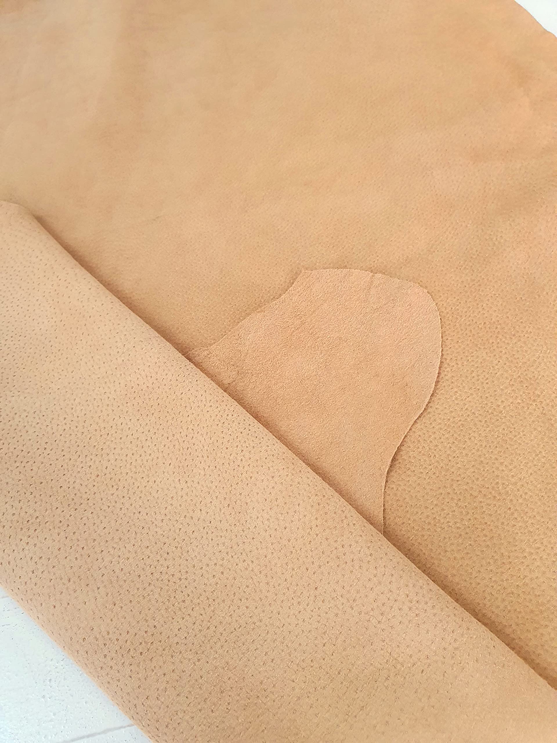 Zerimar Scampoli Pelle Naturale | Scampoli Cuoio | Scampoli di Cuoio Naturale | Scampoli DIY | Colore: Cuoio (Beige-1)