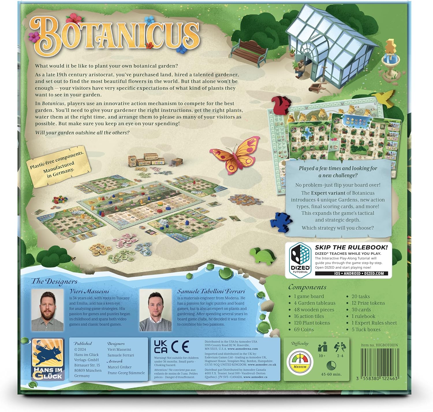 Botanicus Board Game - Create Your Botanical Masterpiece! Advanced Family Board Game for Kids & Adults, Ages 10+, 2-4 Players, 45-60 Minute Playtime, Made by Hans Im Gluck