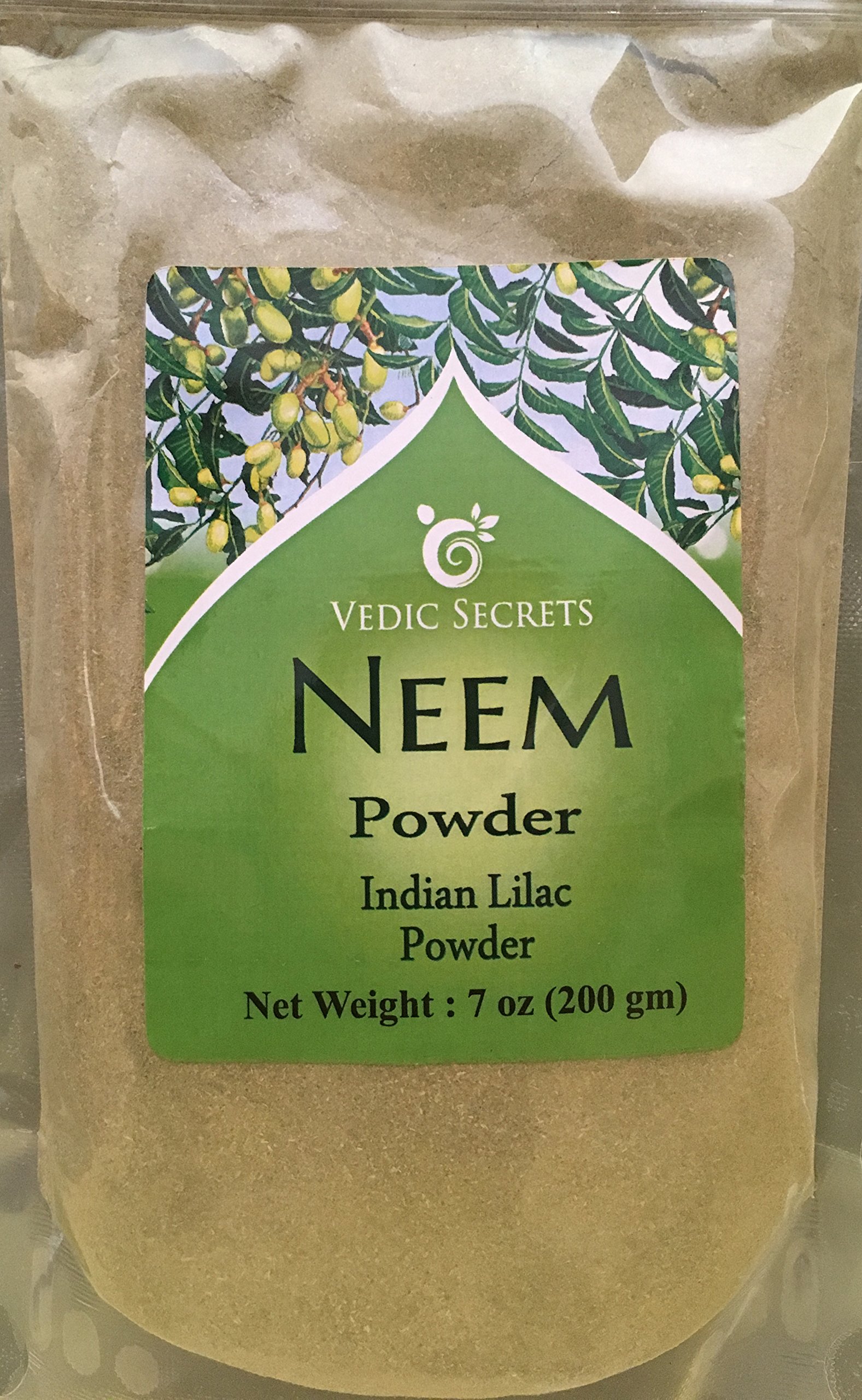Vedic Secrets Neem (Indian Lilac) Powder 7oz.