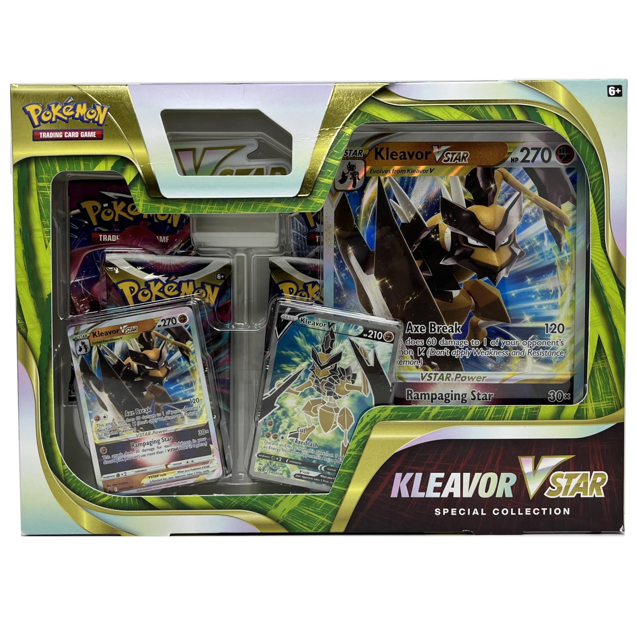 Amazon.com: 精靈寶可夢TCG: Kleavor VSTAR 特別系列: 玩具和遊戲
