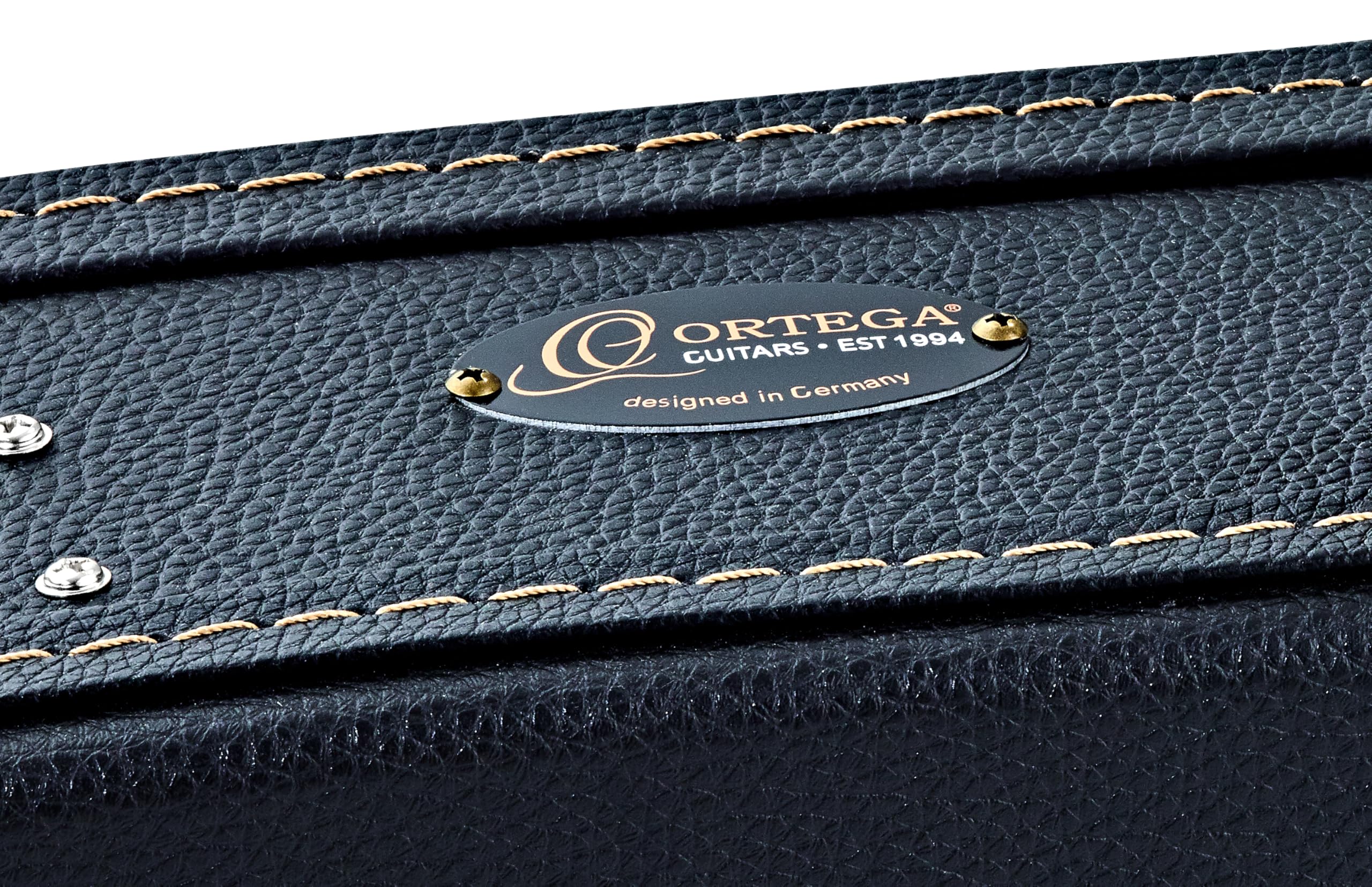 Ortega Guitars Economy Guitar Hardcase - Tasche für 3/4 Gitarre - Höhe 98 cm - Vinyl, Schwarz (OCCSTD-34)