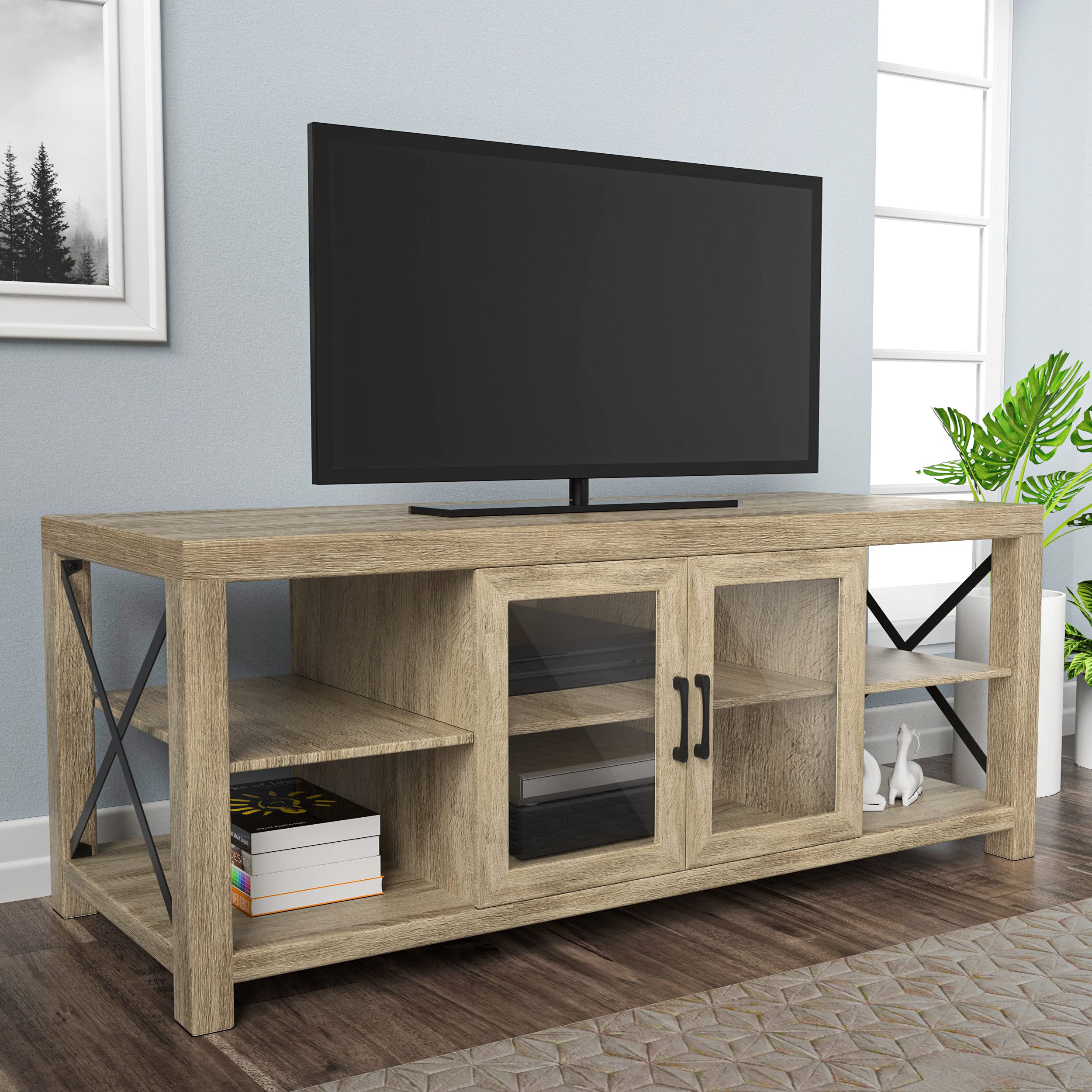 Buy LGHM TV Console, Media Center for 65 inch TV, Entertainment Center