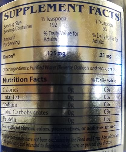 Suplemento de boro – Angstrom Boro Líquido Iónico Suplemento de boro – 16 oz.