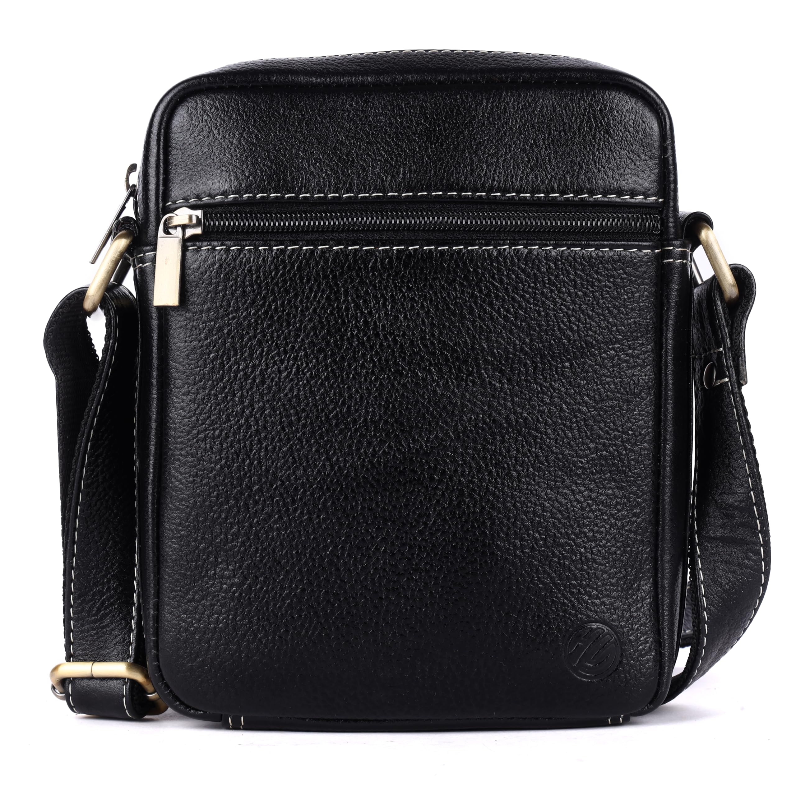Leather Sling Bag, Crossbody Messenger Style, for Men and Women-image-8