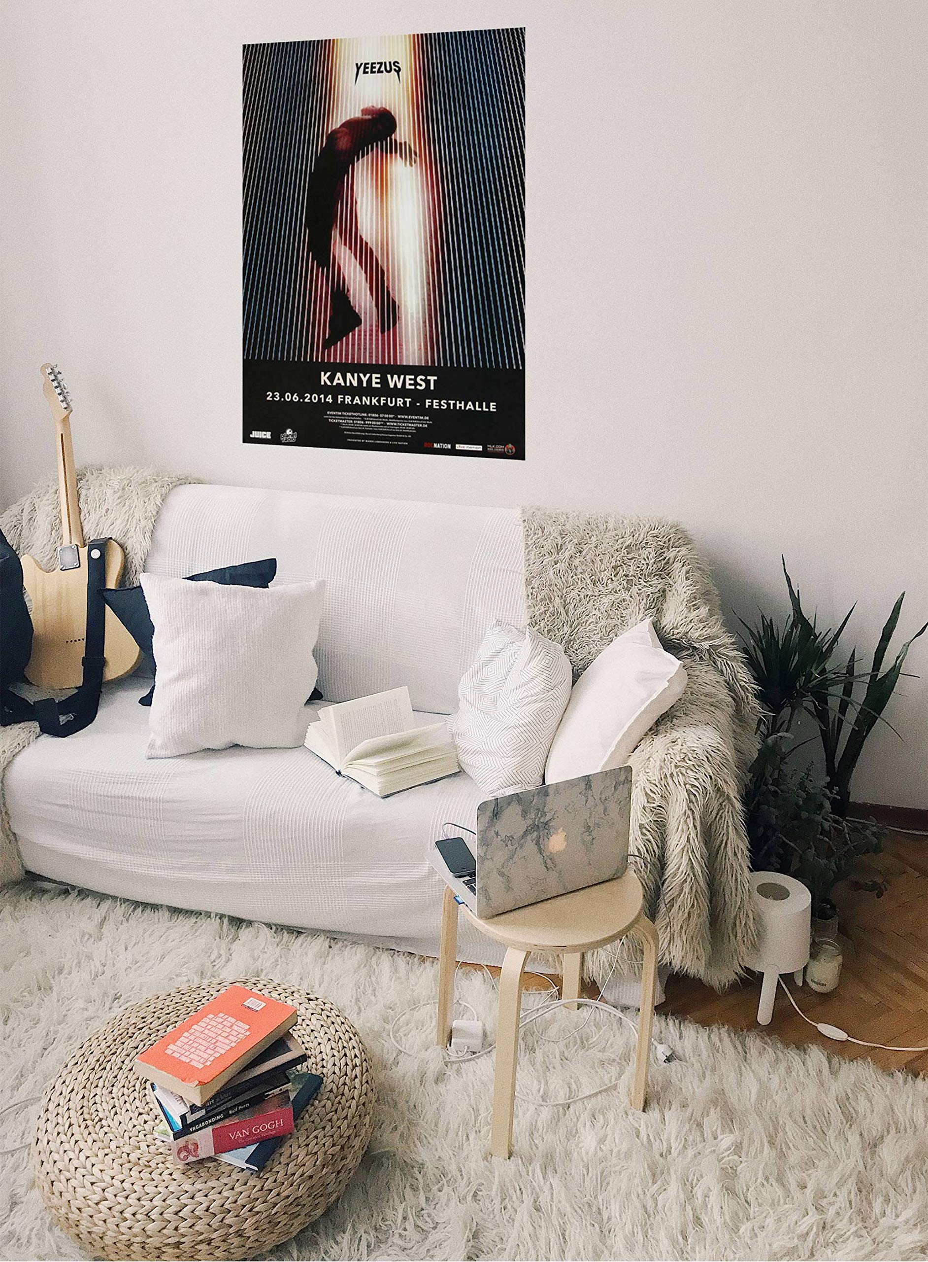 Kanye West - Yeezus, Frankfurt 2014 » Konzertplakat/Premium Poster | Live Konzert Veranstaltung | DIN A1 «
