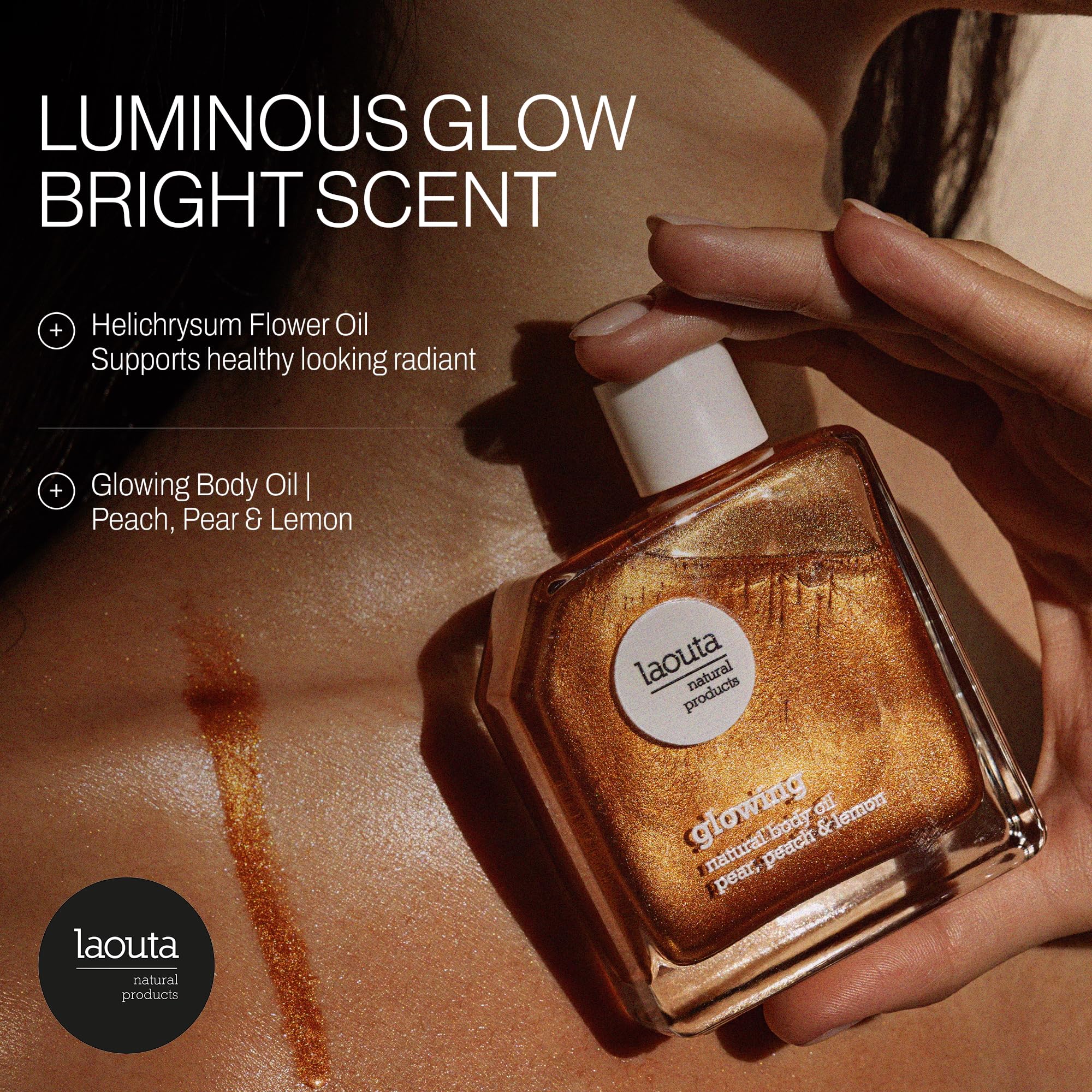 Laouta Glowing Oil Geranium i Grejpfrut, 100 ml