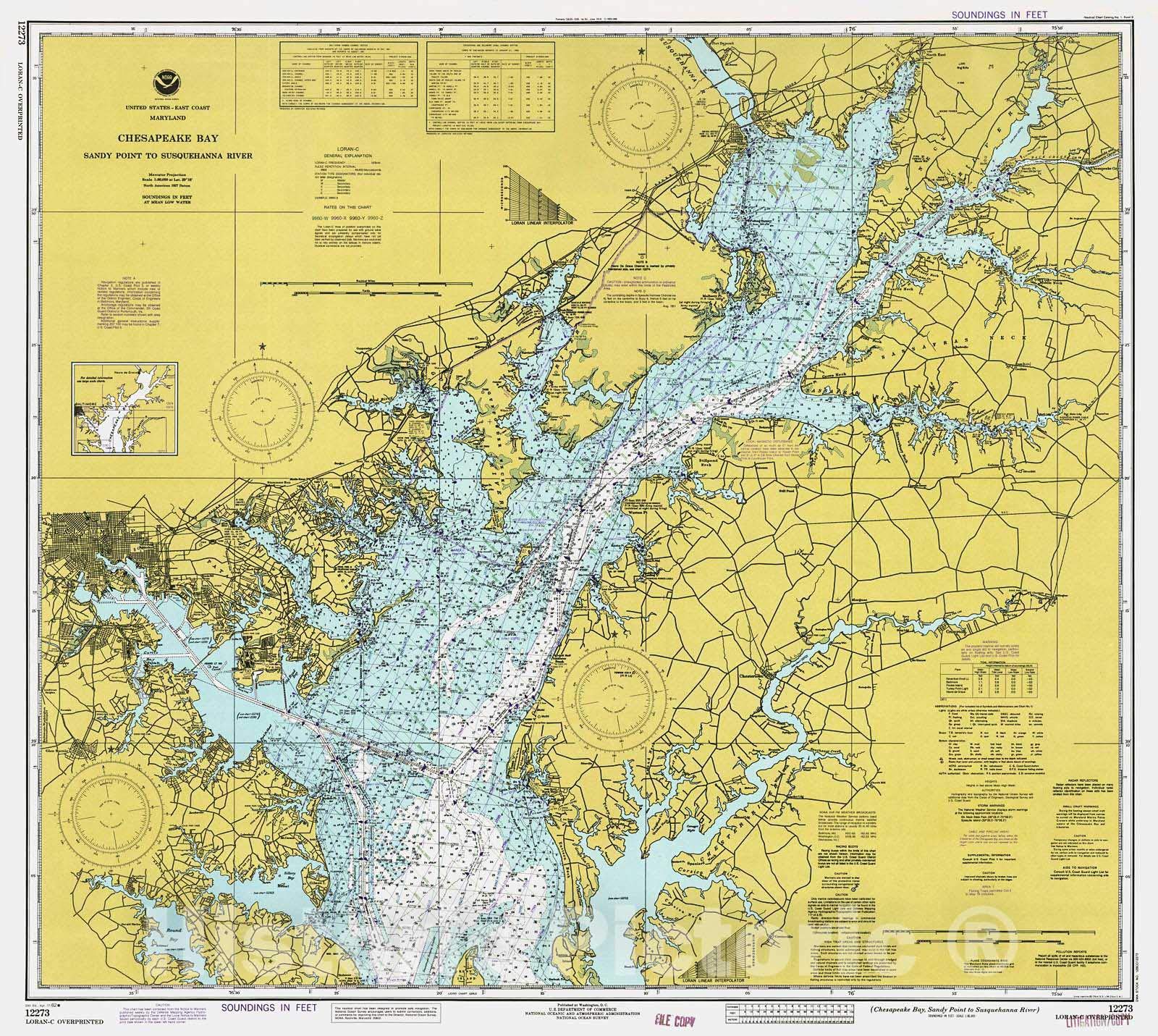 Amazon.com: Historic Pictoric Vintage Map - Chesapeake Bay - Sandy  display picture 1