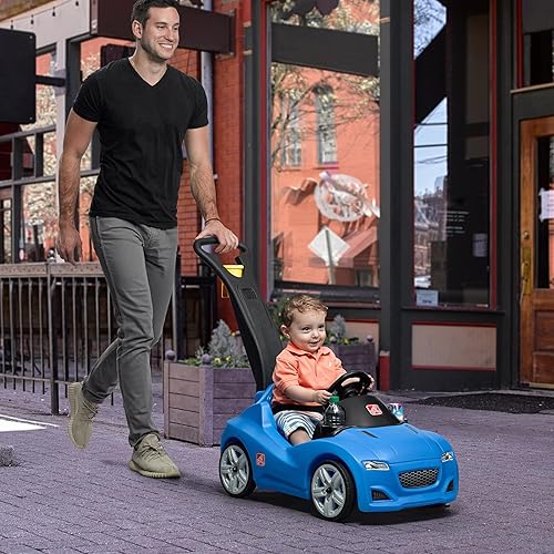 Miniatura 3 de Coche Step2 con manija para llevar Azul