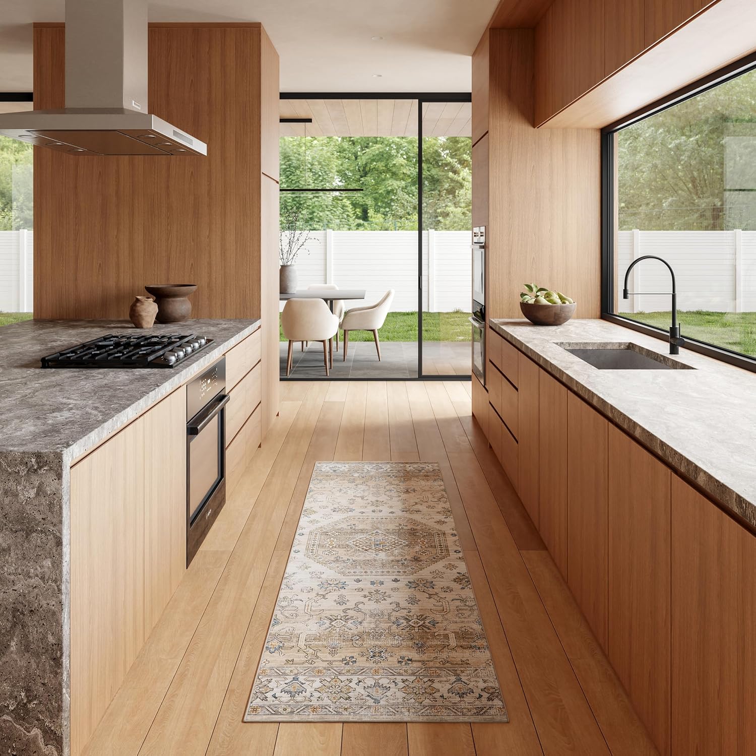 Nuloom Splashguard Darby Beige/Ivory, 2'6" x 6', Soft and Cozy, High Traffic, Stain Resistant, Easy Clean, Durable, Machine Washable Runner for Bedroom, Living Room, Dining, Den, Foyer, Entryway