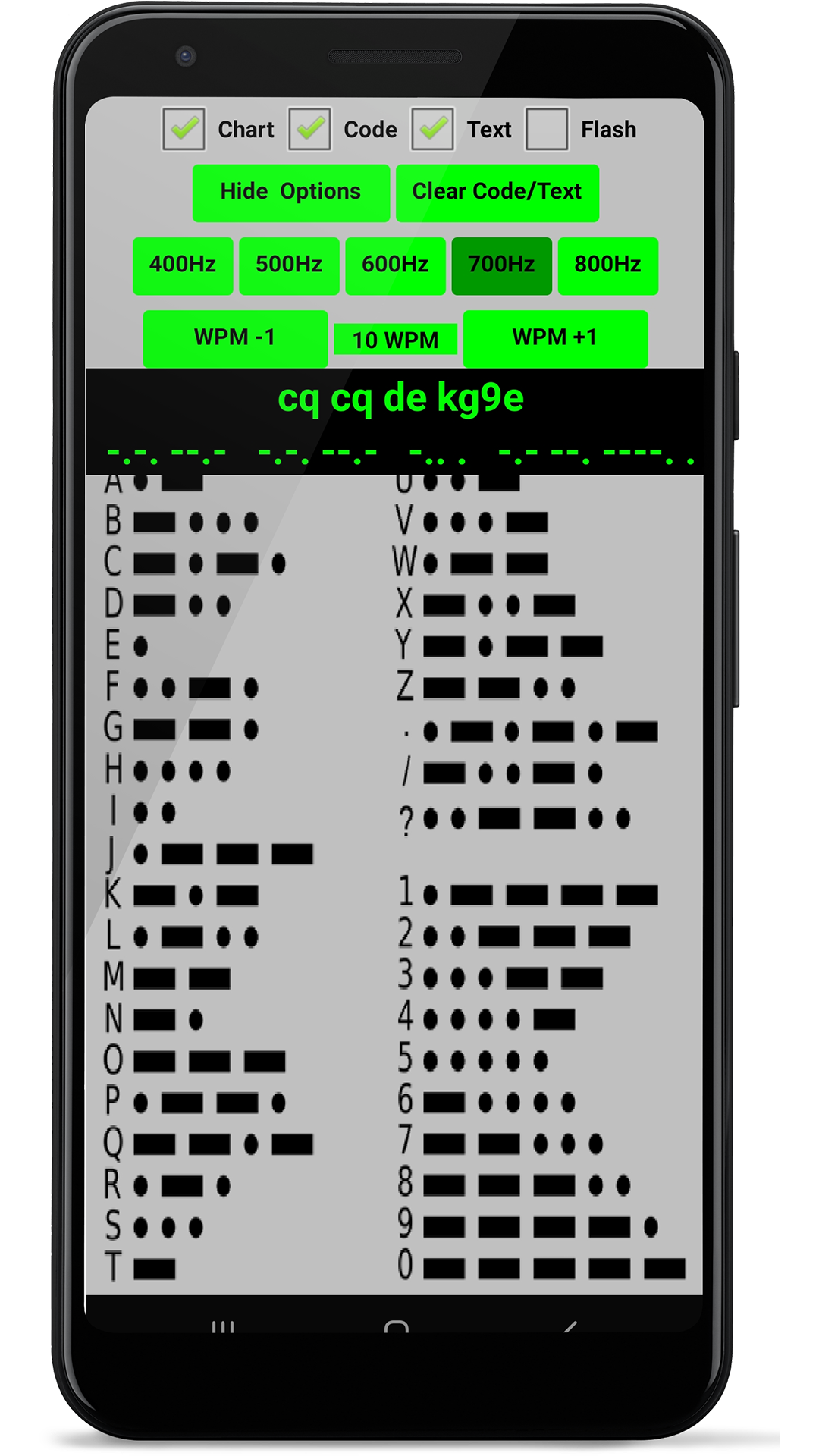CW Morse Code Practice Oscillator Straight Horizontal Lever - App on ...