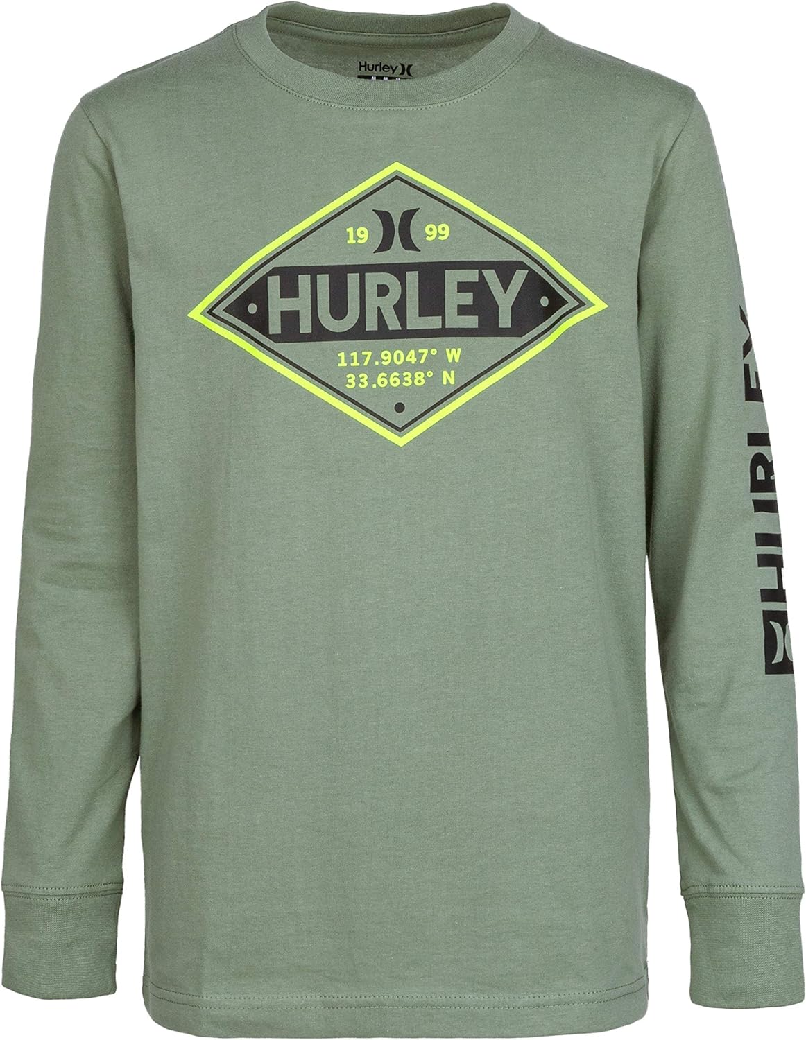 Hurley Boys' Long Sleeve Graphic T-Shirt_Discontinued