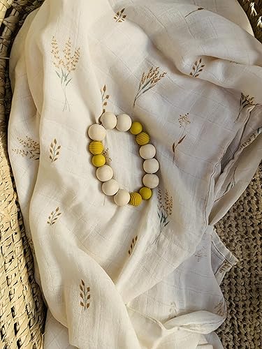 Miniatura 4 de Leyl&Ari Muslin Swaddle Blanket  Receiving Blankets for Baby Boy Girl  Floral Swaddle Blanket (Wild Herbs)