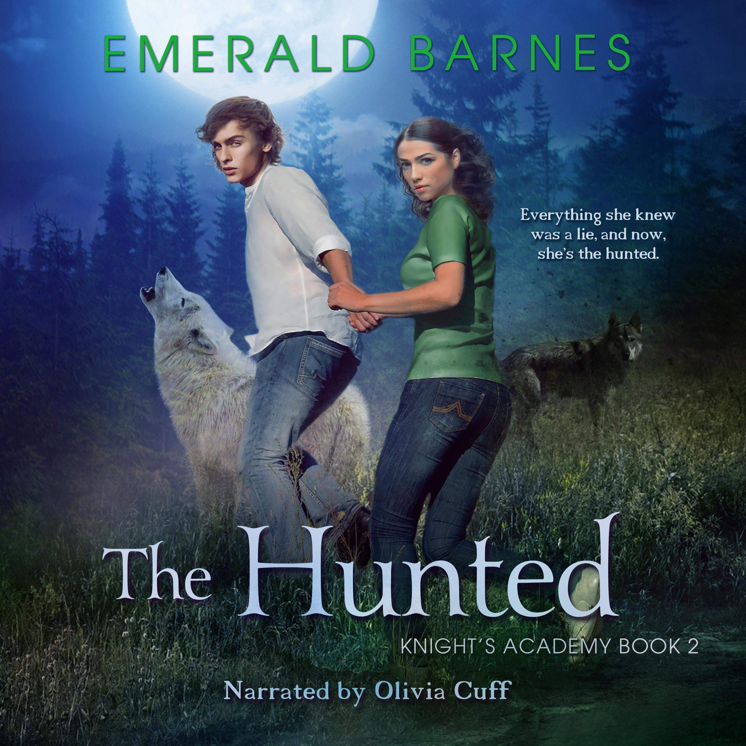 Cover art for The Hunted: Knight's Academy, Book 2