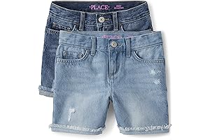 Girls Denim Midi Shorts - Add Style to Your Summer Wardrobe