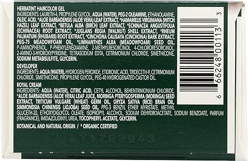 Miniatura 3 de HERBATINT Tinte para el cabello rubio dorado 7D, 4.6 fl oz