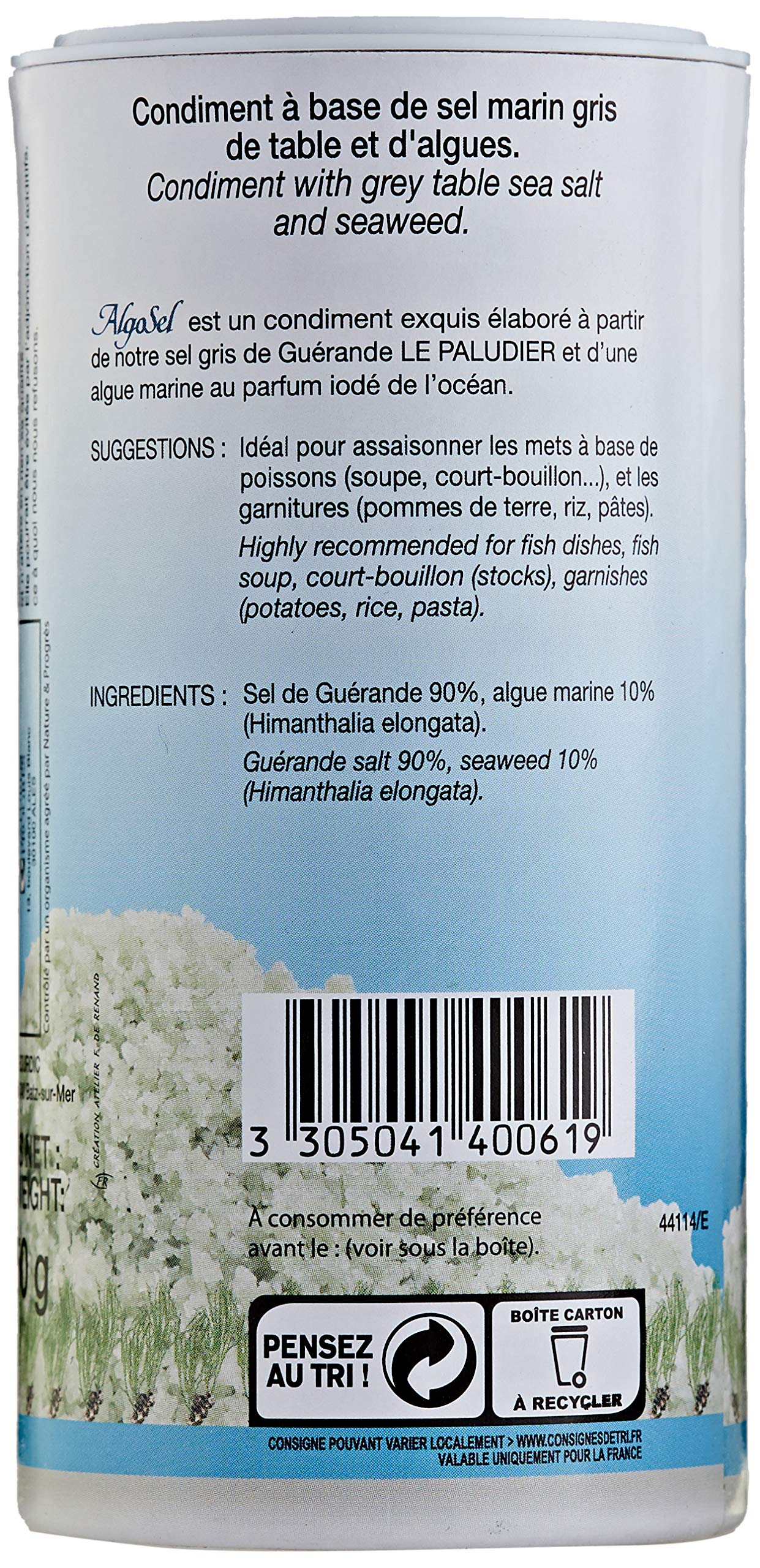 LE PALUDIER DE GUÉRANDE Algosel Boîte Verseuse 250 g