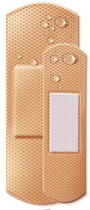 Nexcare Sheer Bandages Assorted Sizes 50 Pieces - Multi-Size Skin-Tone Adhesive Plasters for Every Cut, Breathable Discreet Wound Cover, Great-Value Family Variety First-Aid Refill Pack