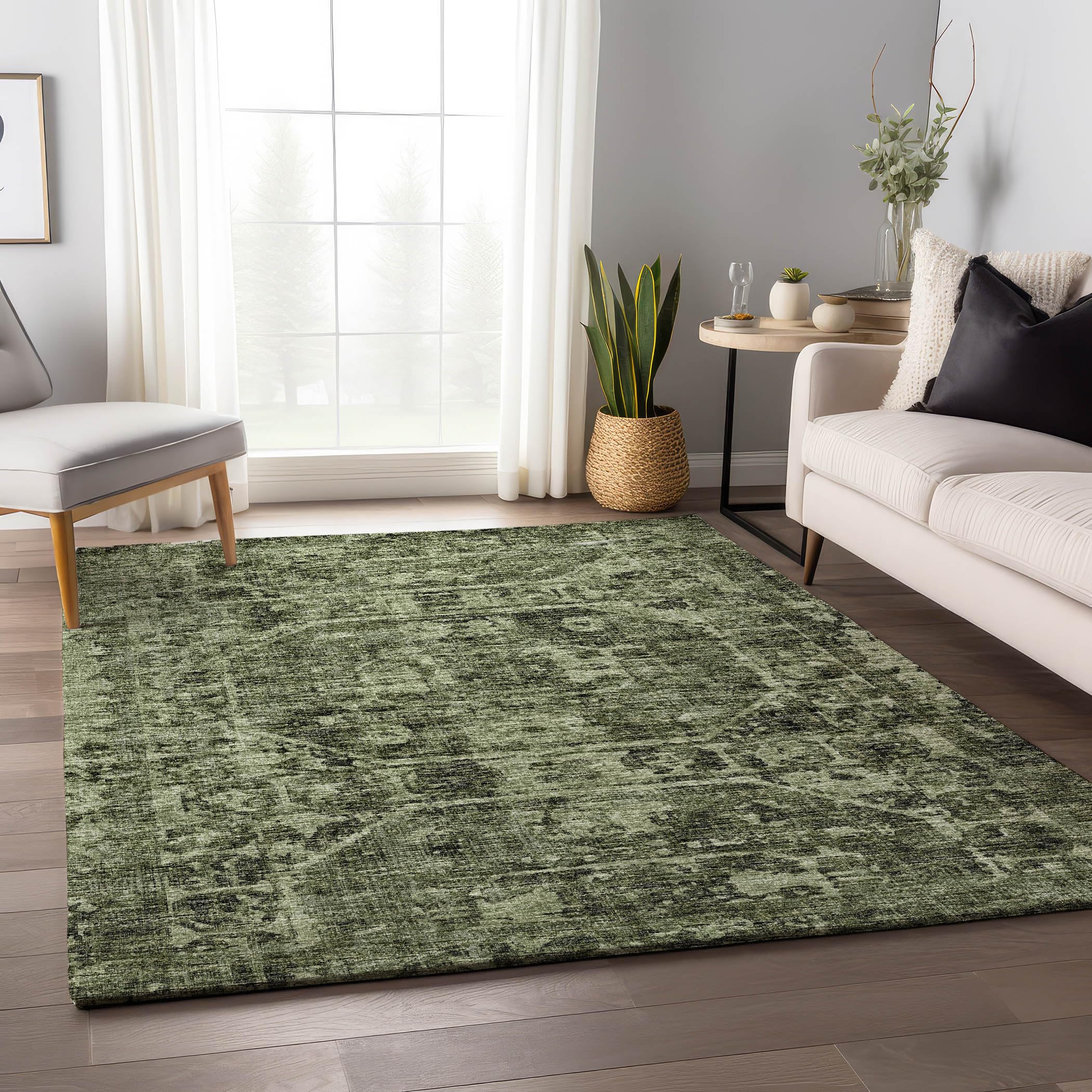 Amazon.com: Addison Rugs Mayfield AMF41 Olive 9' x 12' Indoor