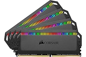 Dominator Platinum RGB 128GB (4x32GB) DDR4 3600MHz Memory