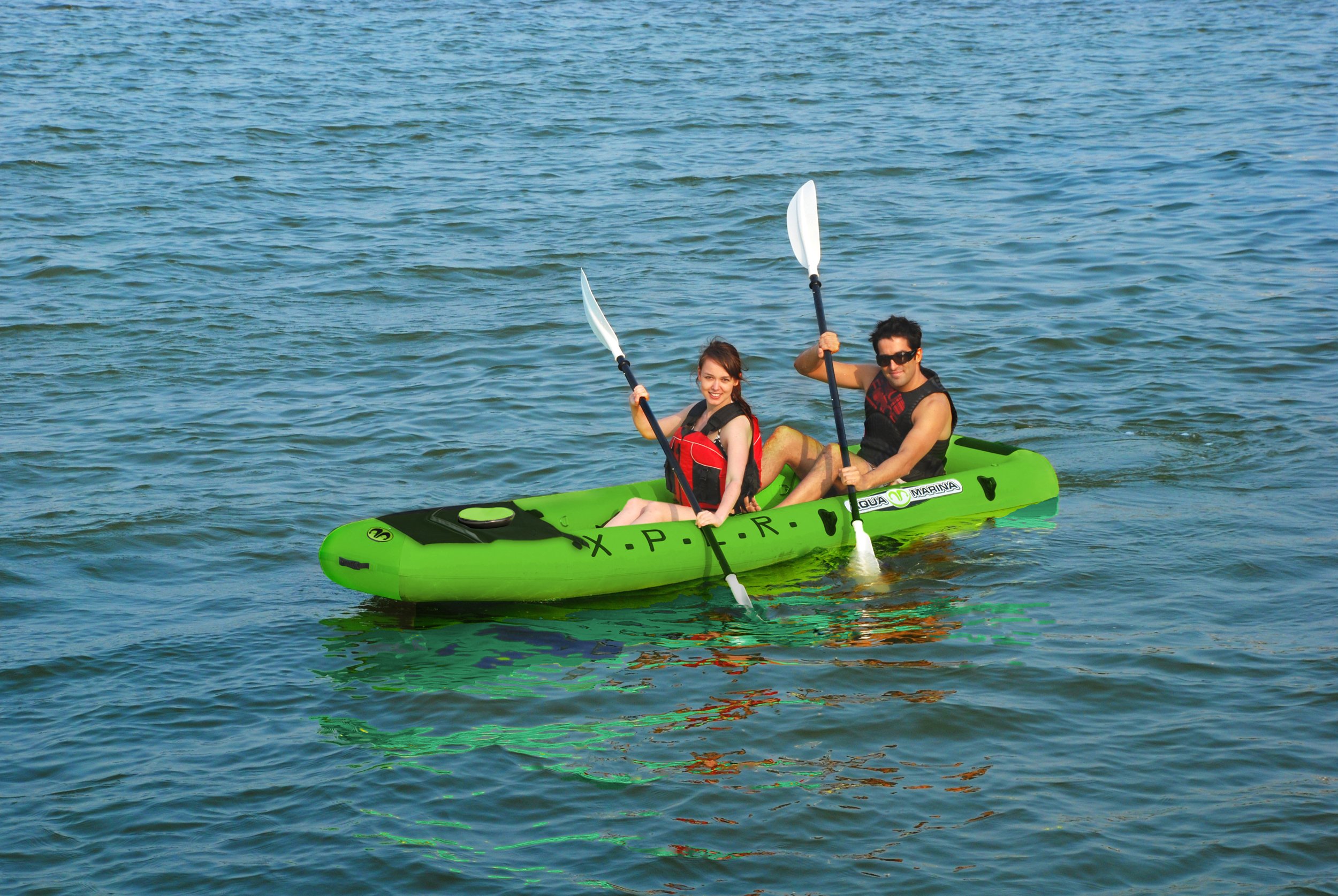 Aqua Marina Paddle Beach Kayak Kajak Paddel 4sections, Silver, L, B0301705P