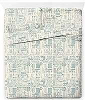 Vista 18 de Jay Franco - Juego de sábanas con funda ajustada, sábanas planas y funda para almohada - Ropa de cama ultrasuave con funda para almohada para Beige