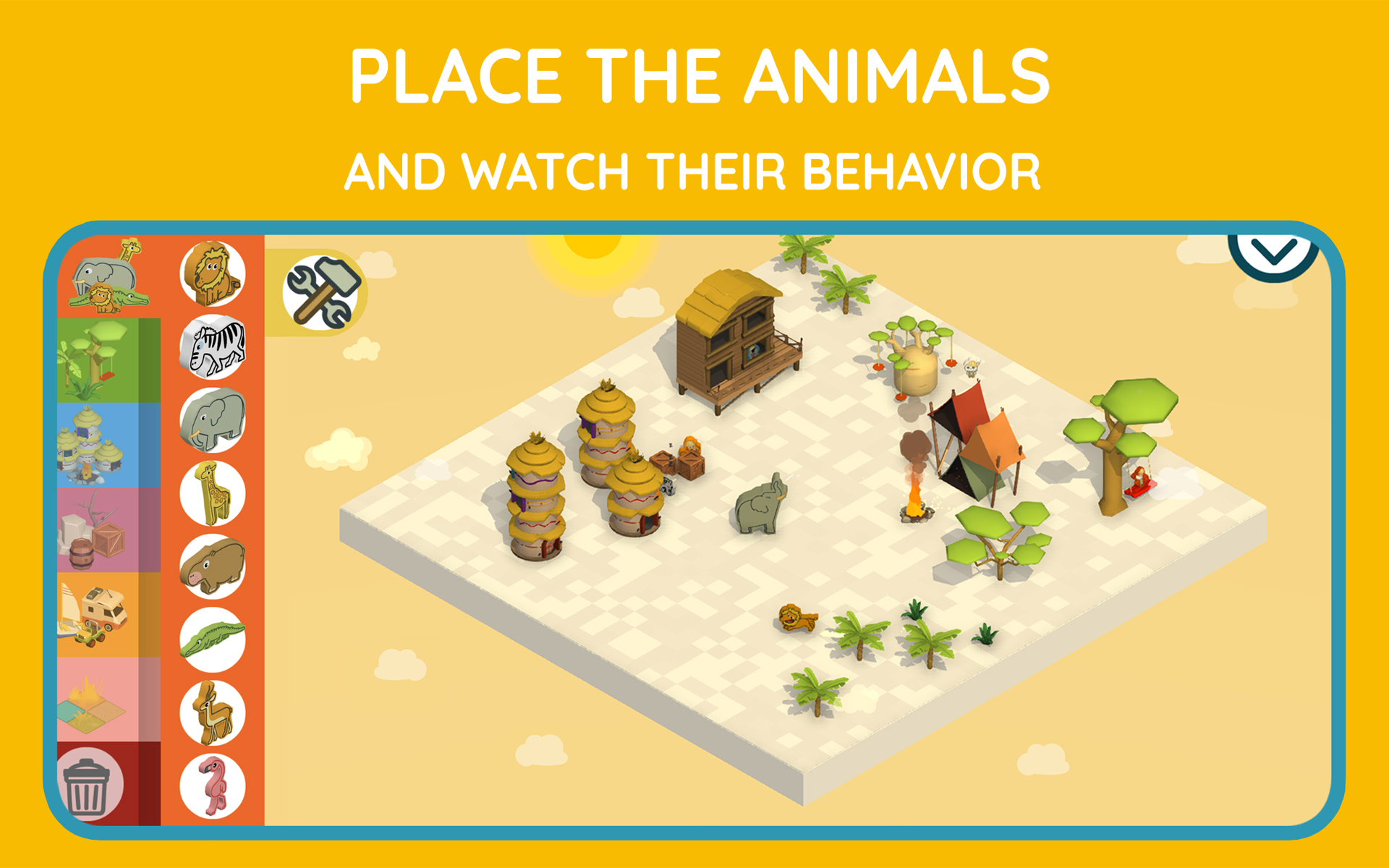 Pango safari builder for kids : Create, explore and manage a wild