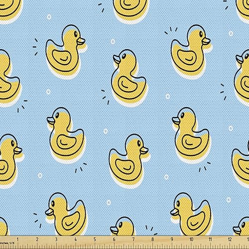 Vista 389 de Ambesonne - Tela de punto elástica