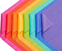 Vista 5 de American Greetings Papel de seda arcoíris, 40 hojas (8 colores, 20 x 20 pulgadas) para cumpleaños, todas las ocasiones, bolsas y cajas de regalo