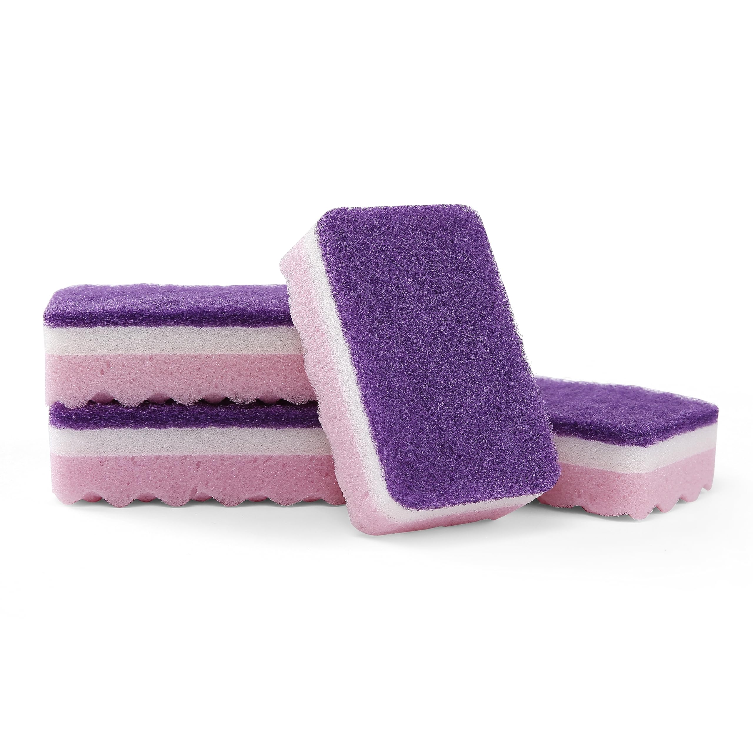 Scratch-Free Kitchen Sponges - Purple 2-Pack -7 Scratch-Free Kitchen Sponges - Purple 2-Pack -7