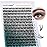 Lash Clusters GEMERRY 280pcs Clusters Lashes D Curl Soft&Natural Individual Lashes Cluster Eyelash Clusters DIY Lash Extensions at Home30P-10-18mm)