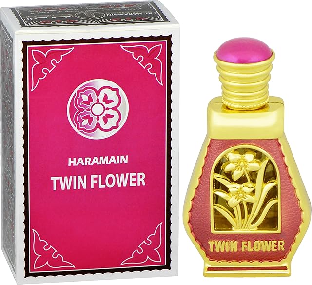 Al Haramain Twin Flower 15ml Perfume Attar Oil | Luxury Unisex Fragrance | Scented Oil