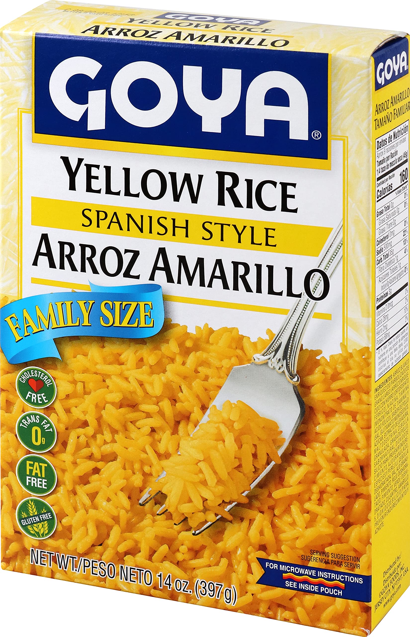 Goya Yellow Rice Mix Family Pack, 14 oz, 2-Pack