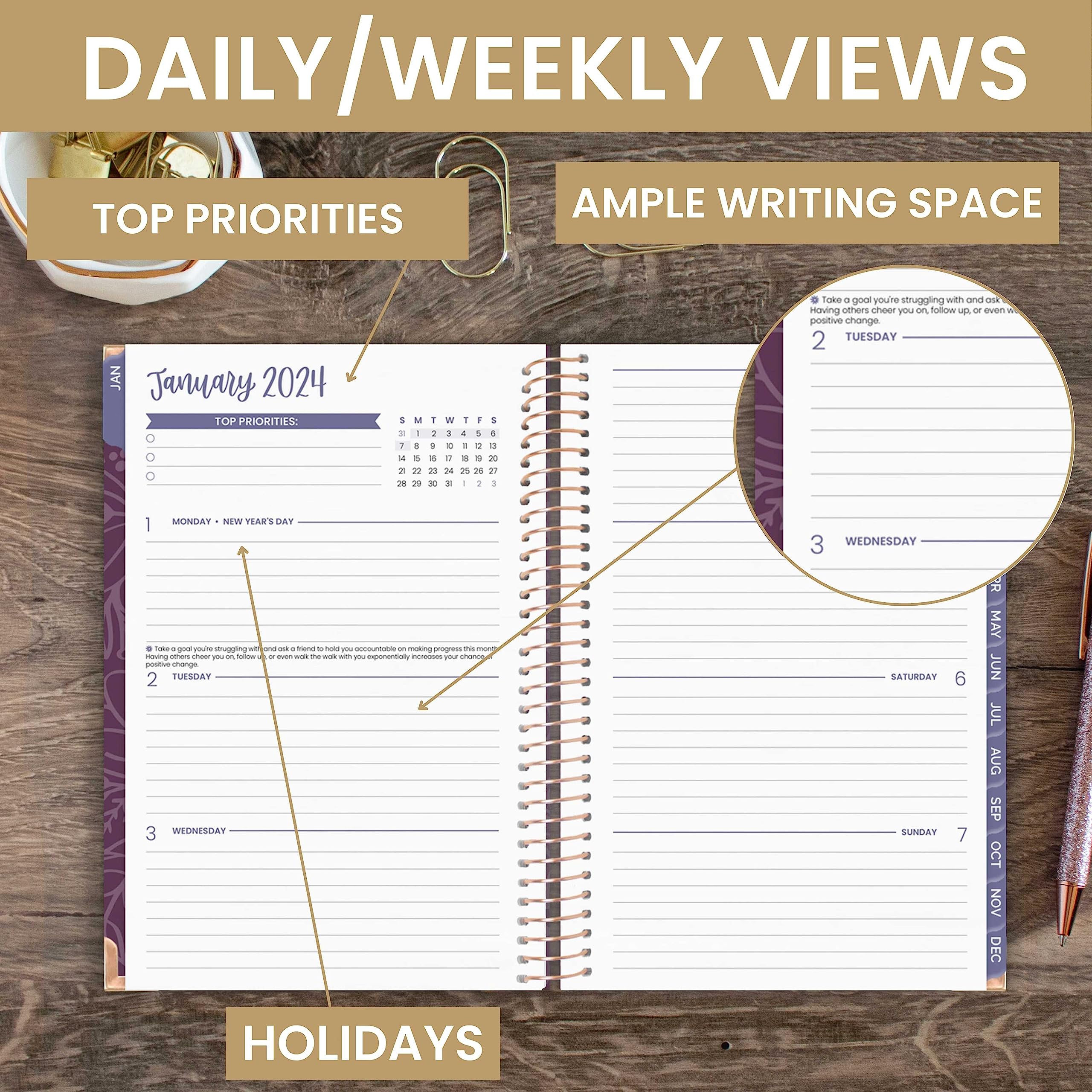 Bloom Daily Planners - Agenda Sin Fecha Para Calendario