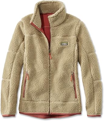 L.L.Bean Womens Mountain Pile Fleece Jacket, US Fit, Regular