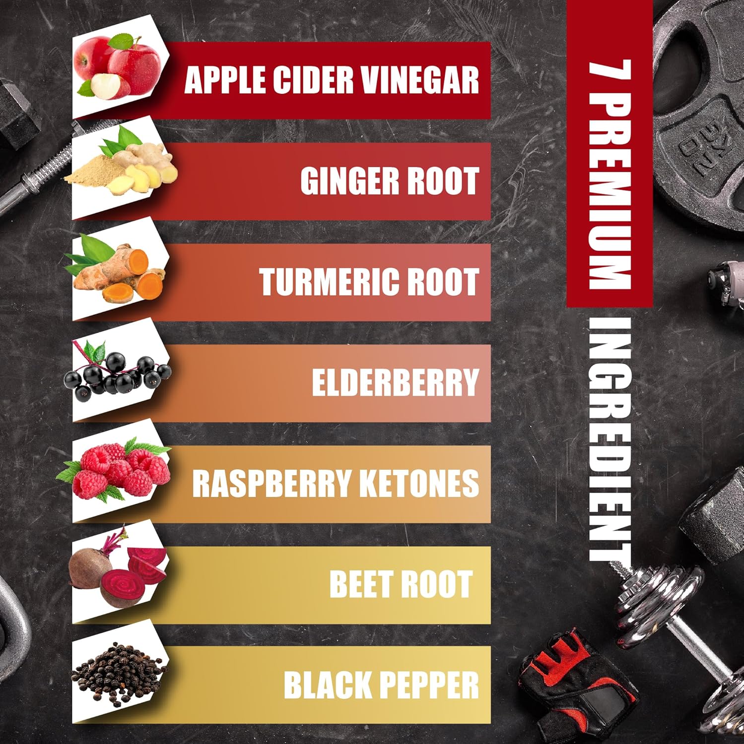 (2 Packs) Apple Cider Vinegar Capsules with Ginger, Turmeric, Elderberry, Raspberry Ketones, Beet Root, Black Pepper - 7in1 for Supports Digestion, Detox & Immune - 4 Months Supply - Image 4